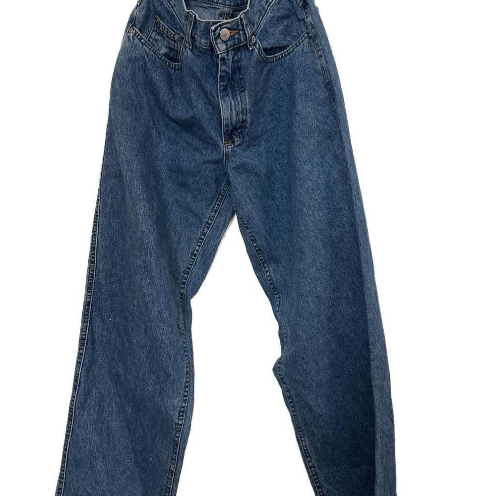 Vintage Mid-Wash Blue Denim Jeans, Regular Fit
